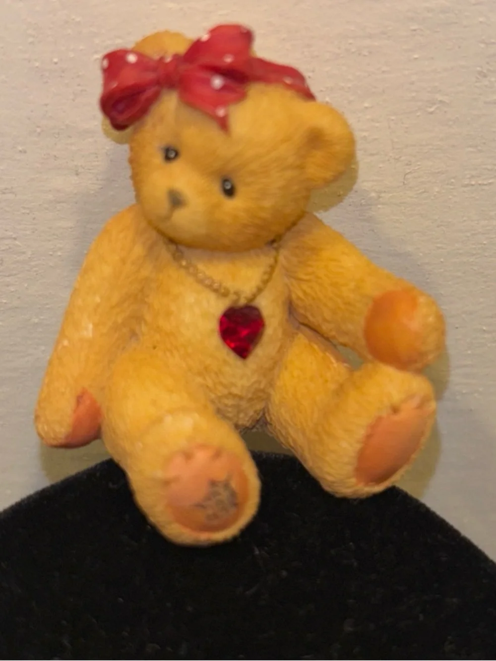 Vtg Cherished Teddies Birthday Birthstone Bear Enesco July 1996 P. Hillman